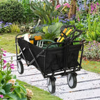 Carrello pieghevole nero/grigio, 1 posto