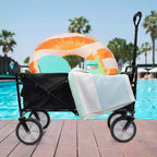 Carrello pieghevole nero/grigio, 1 posto