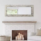 Specchio a figura intera da appoggio Weathered White Farmhouse, Singolo, 24"L x 58"A