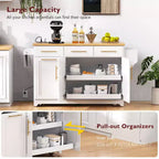 Isola da Cucina Nera/Grigia+Blu/Bianca con Ante a Ribalta e Organizer Estraibili, 1 Persona