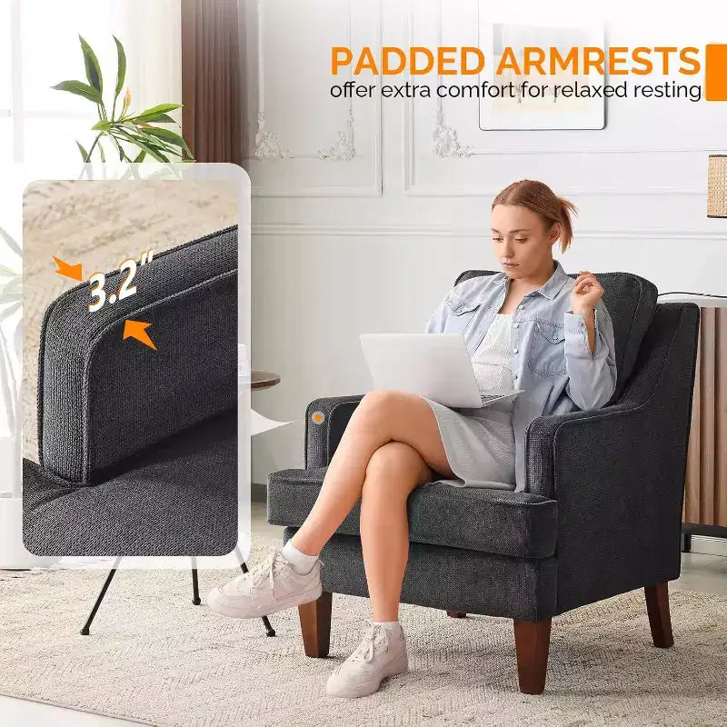 Poltrona di design di metà secolo, imbottita beige, 1 posto