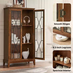 Madia / Credenza a buffet in ciliegio/noce scuro con ante e cassetti, montaggio da 2 persone