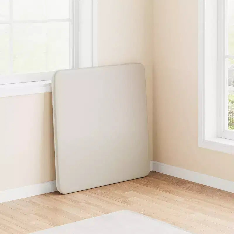 Tavolo da gioco quadrato pieghevole beige / nero / grigio, 4 persone, 86 x 86 cm