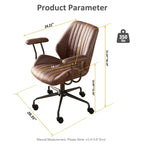 Sedia da ufficio ergonomica – Rivestimento in tessuto scamosciato, seduta singola